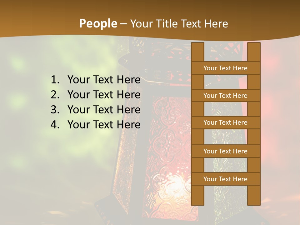 Holy Lamp Myth PowerPoint Template