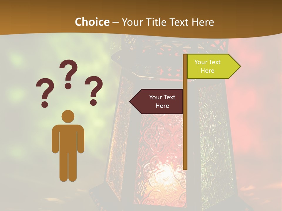 Holy Lamp Myth PowerPoint Template