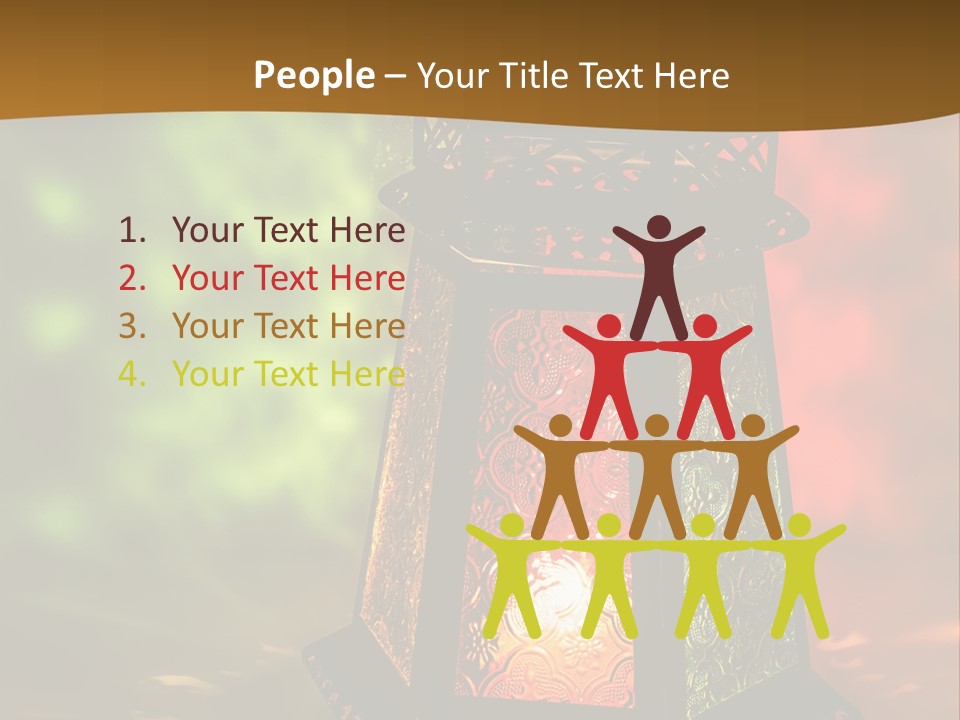 Holy Lamp Myth PowerPoint Template