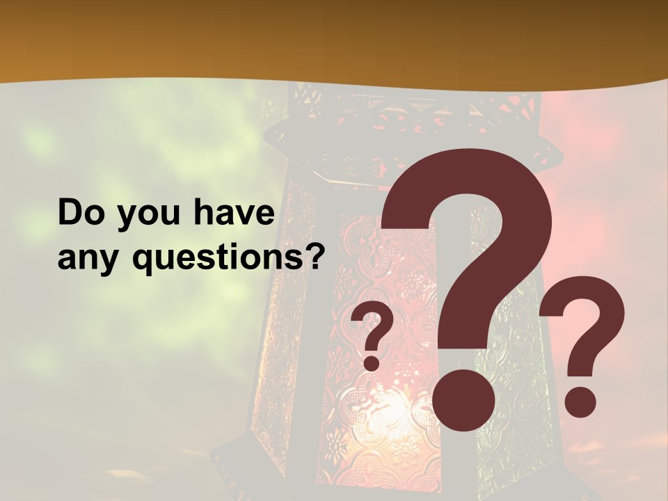 Holy Lamp Myth PowerPoint Template