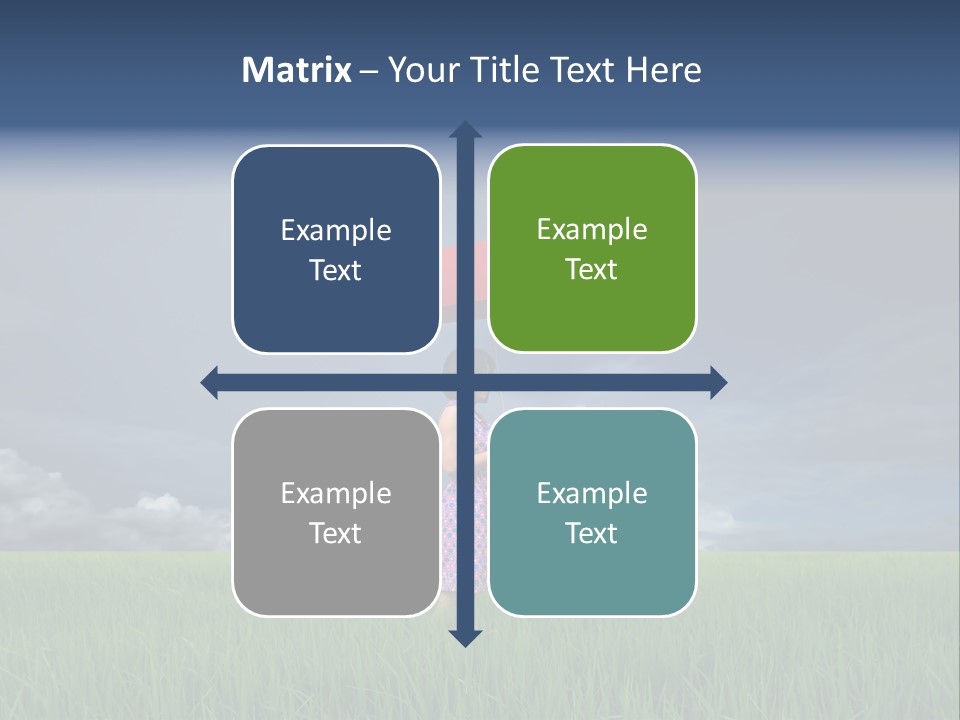 Action Cloud Red PowerPoint Template