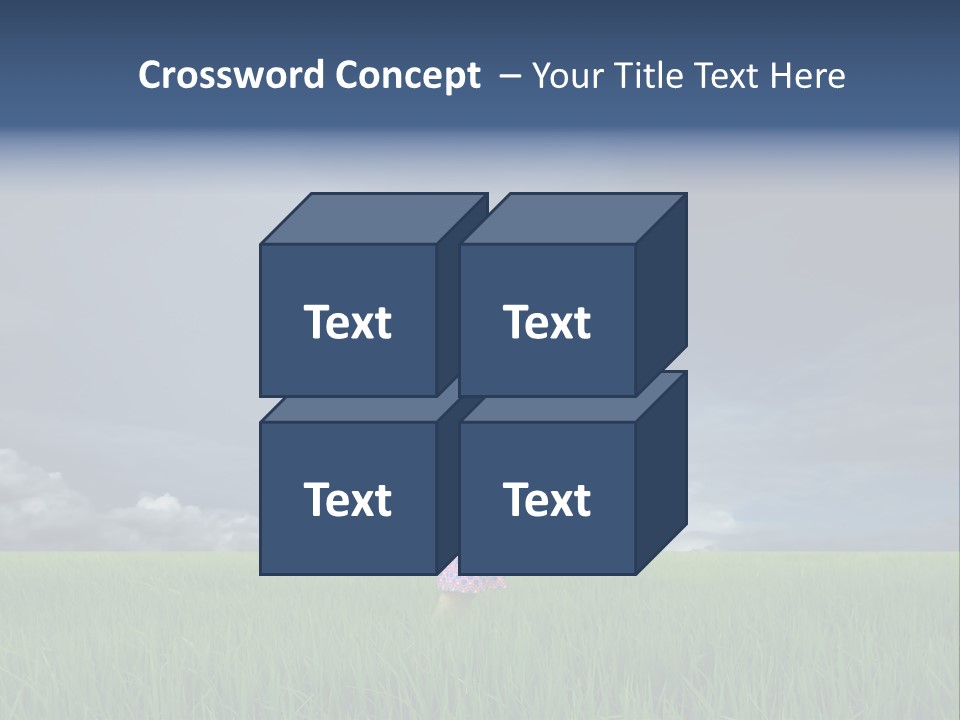 Action Cloud Red PowerPoint Template