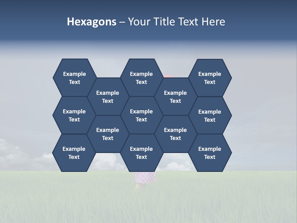 Action Cloud Red PowerPoint Template