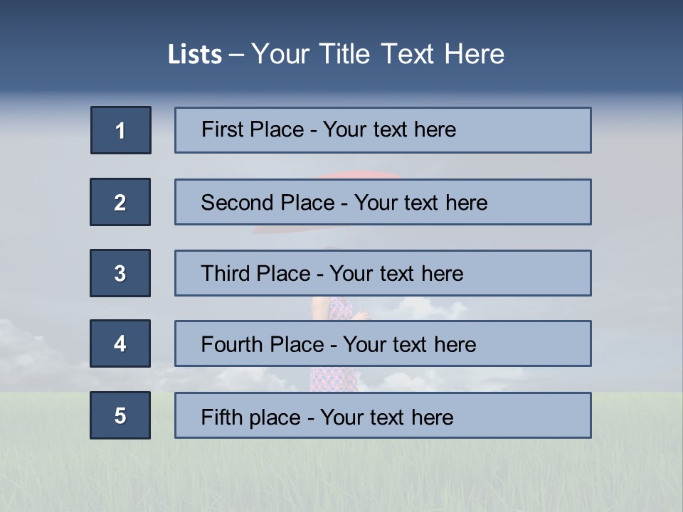 Action Cloud Red PowerPoint Template