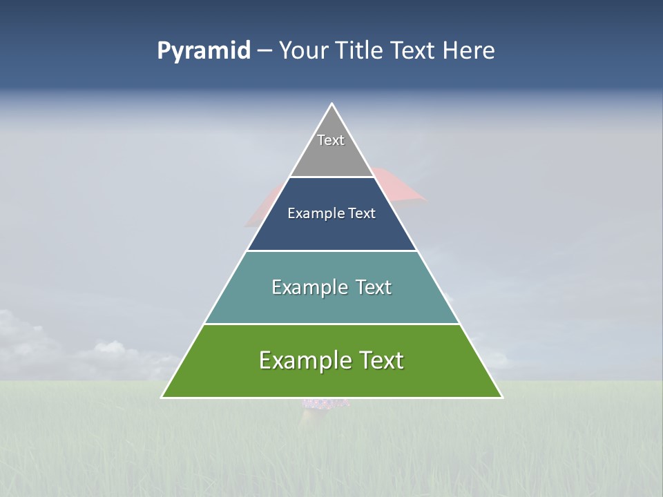 Action Cloud Red PowerPoint Template