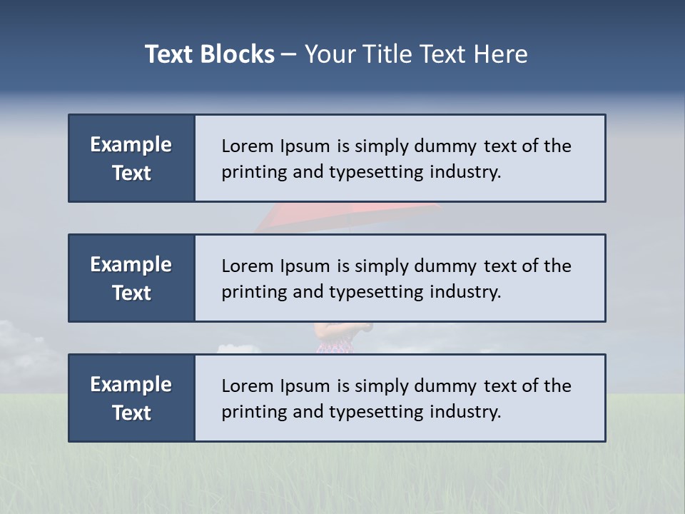 Action Cloud Red PowerPoint Template