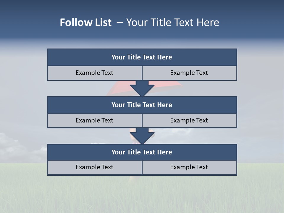 Action Cloud Red PowerPoint Template