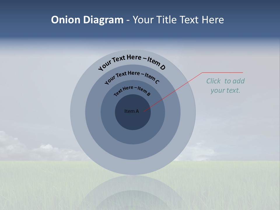 Action Cloud Red PowerPoint Template