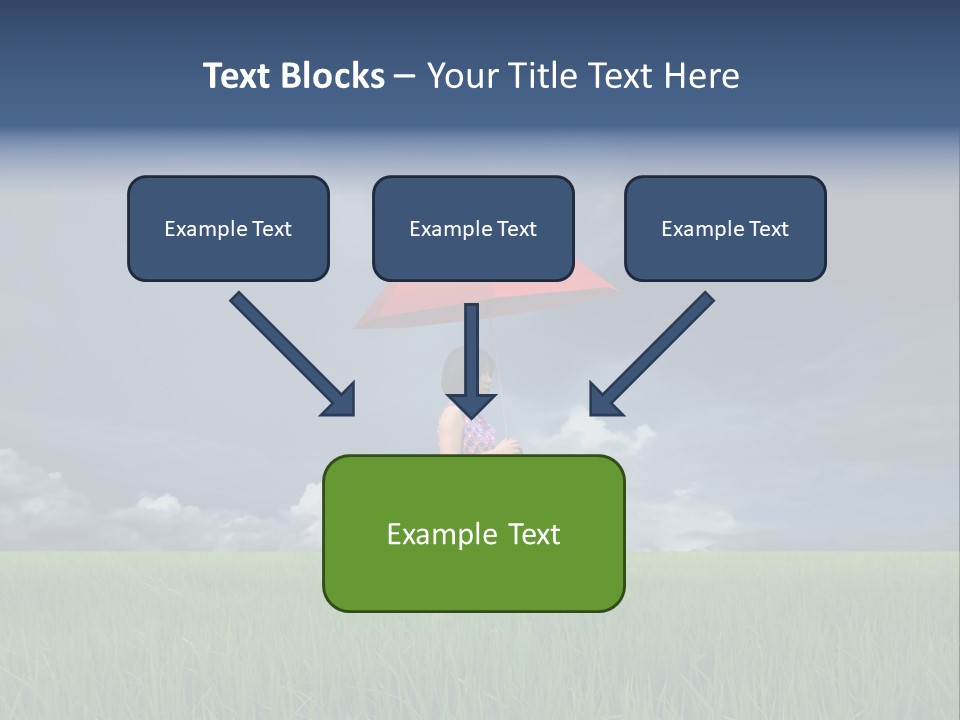 Action Cloud Red PowerPoint Template