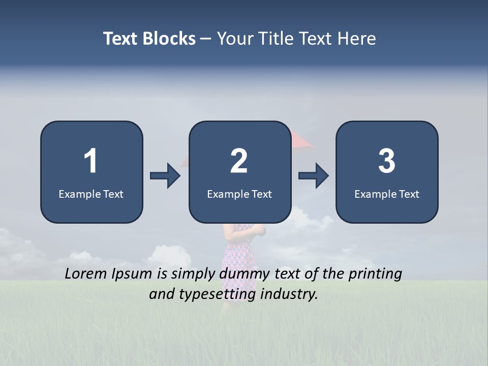 Action Cloud Red PowerPoint Template