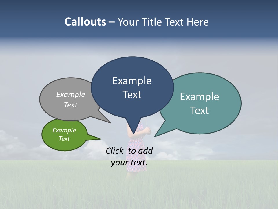 Action Cloud Red PowerPoint Template