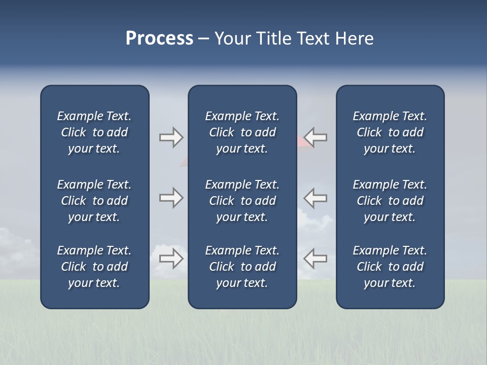 Action Cloud Red PowerPoint Template
