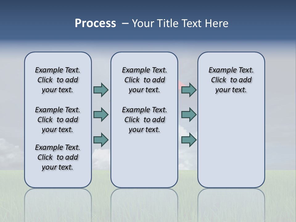 Action Cloud Red PowerPoint Template
