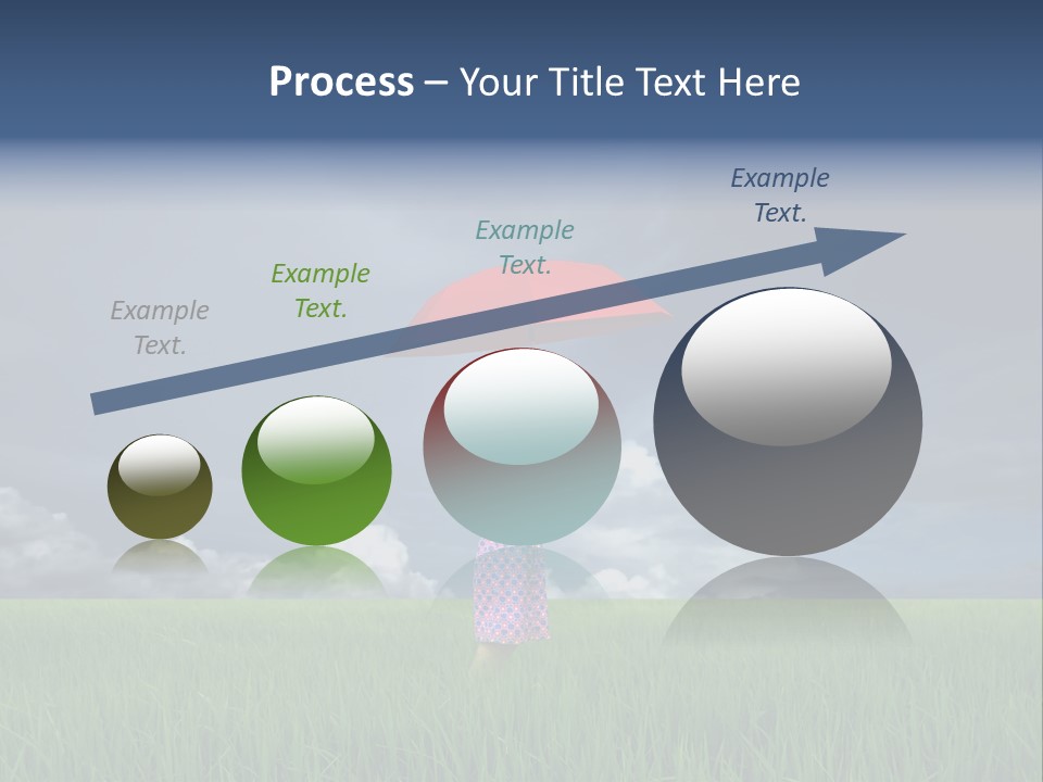 Action Cloud Red PowerPoint Template