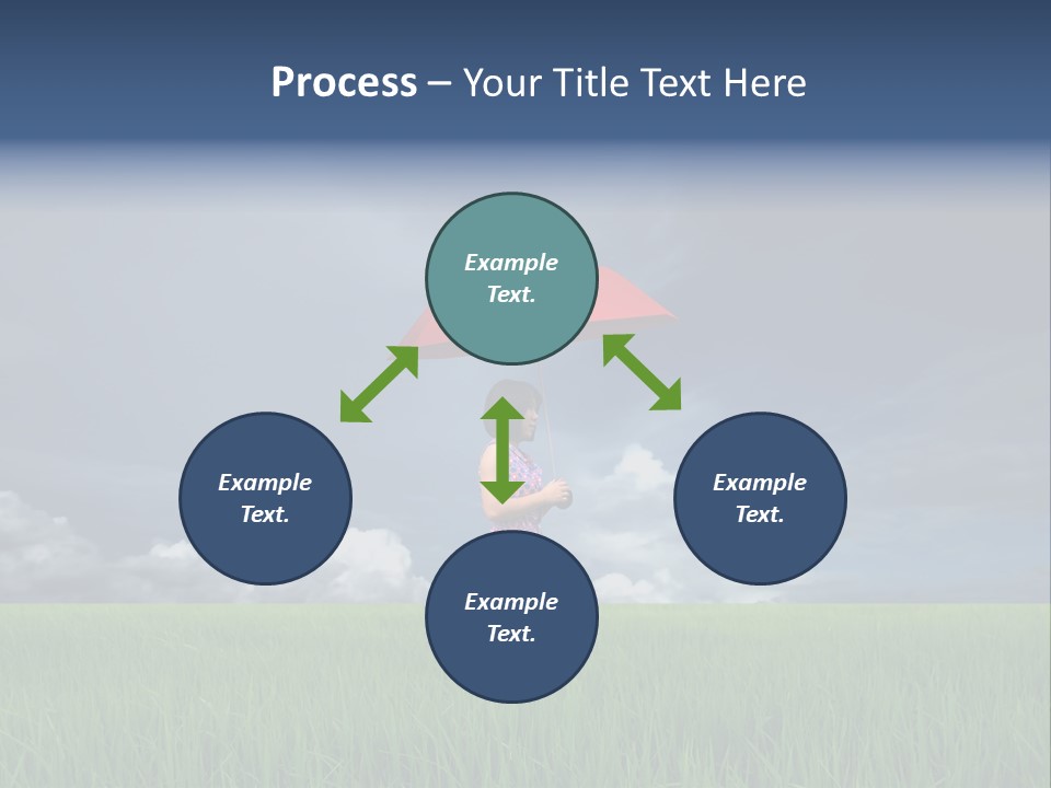 Action Cloud Red PowerPoint Template
