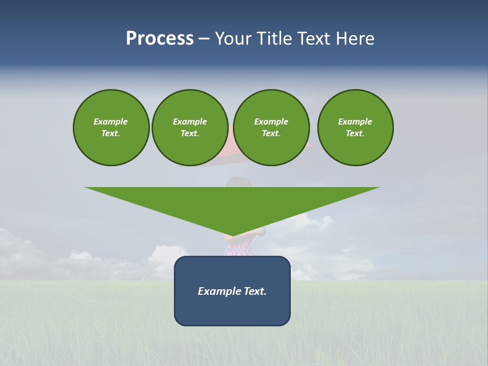 Action Cloud Red PowerPoint Template