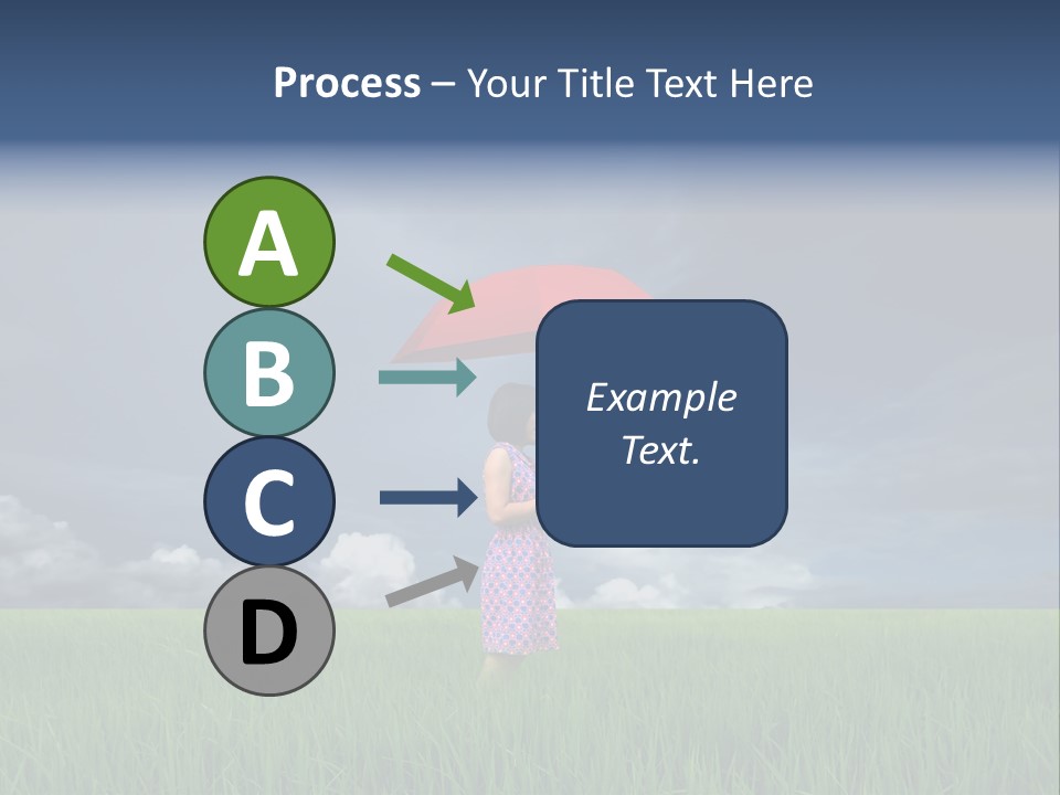 Action Cloud Red PowerPoint Template