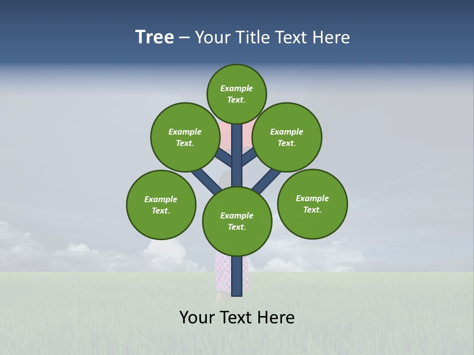 Action Cloud Red PowerPoint Template