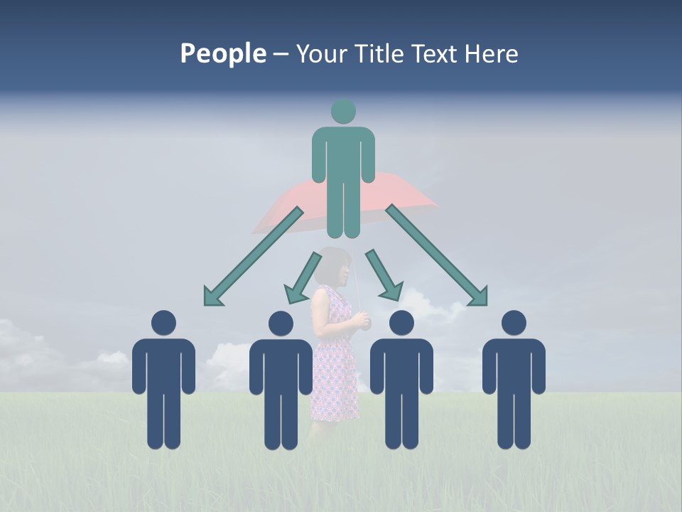 Action Cloud Red PowerPoint Template