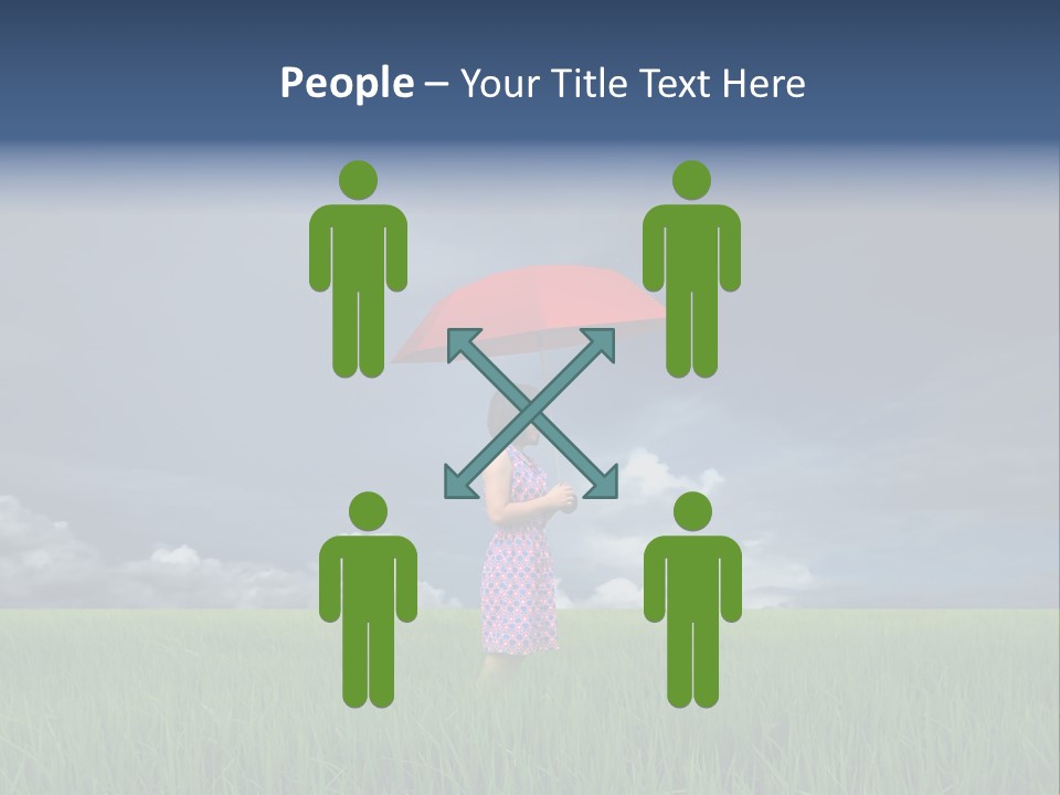 Action Cloud Red PowerPoint Template