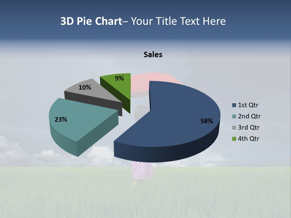 Action Cloud Red PowerPoint Template