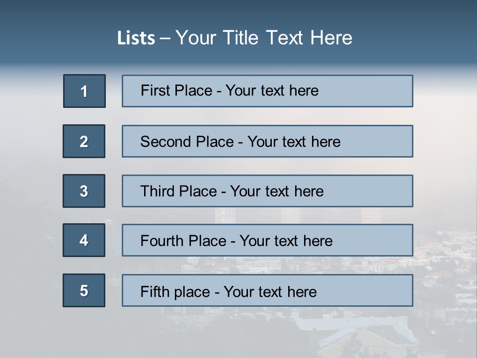 Outdoors Summer Over PowerPoint Template