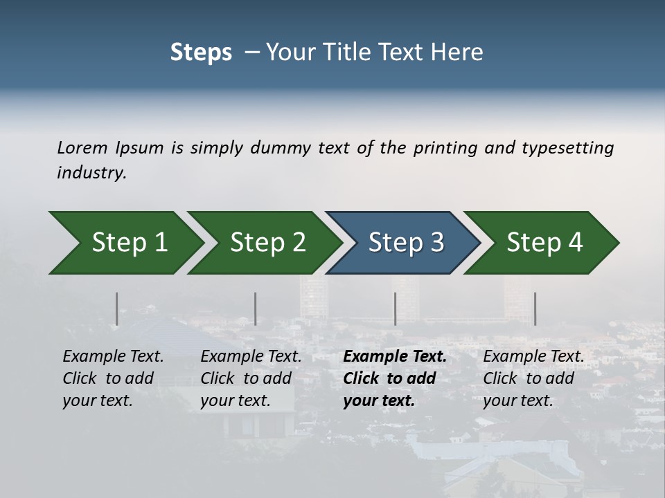 Outdoors Summer Over PowerPoint Template