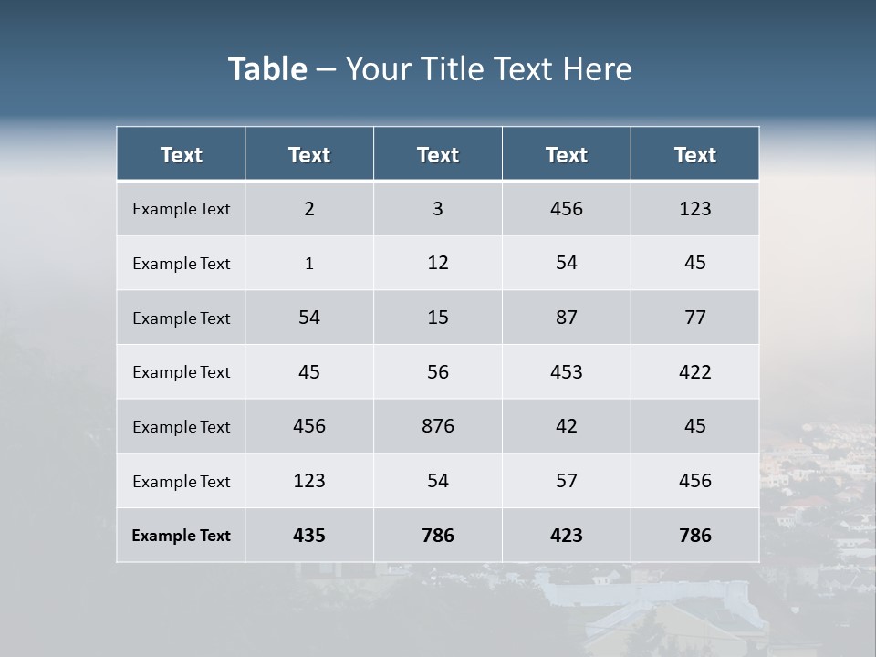 Outdoors Summer Over PowerPoint Template