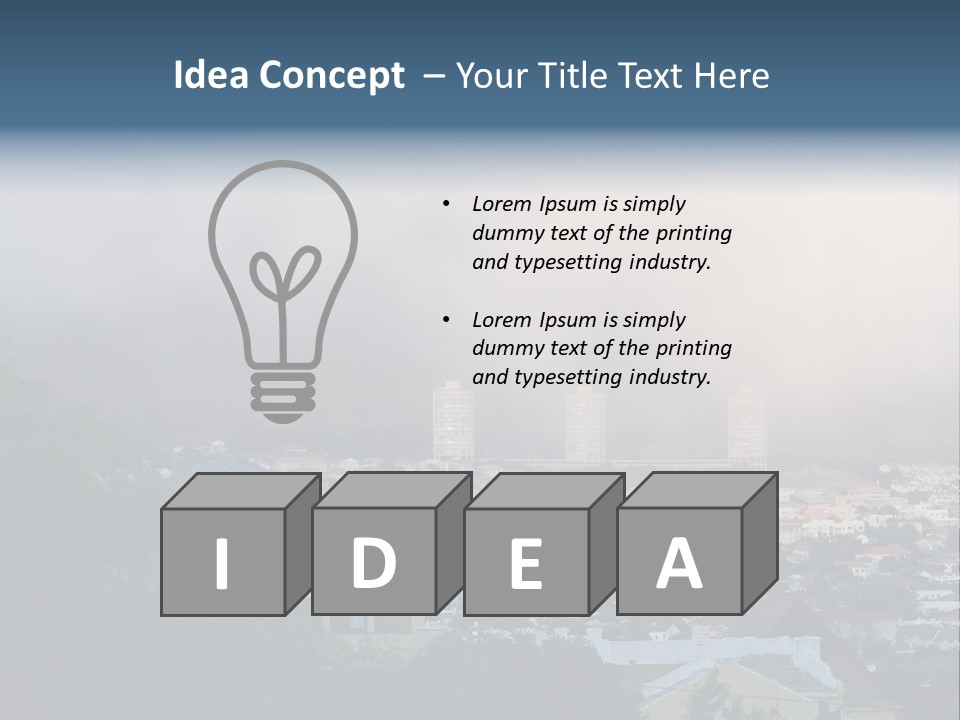 Outdoors Summer Over PowerPoint Template