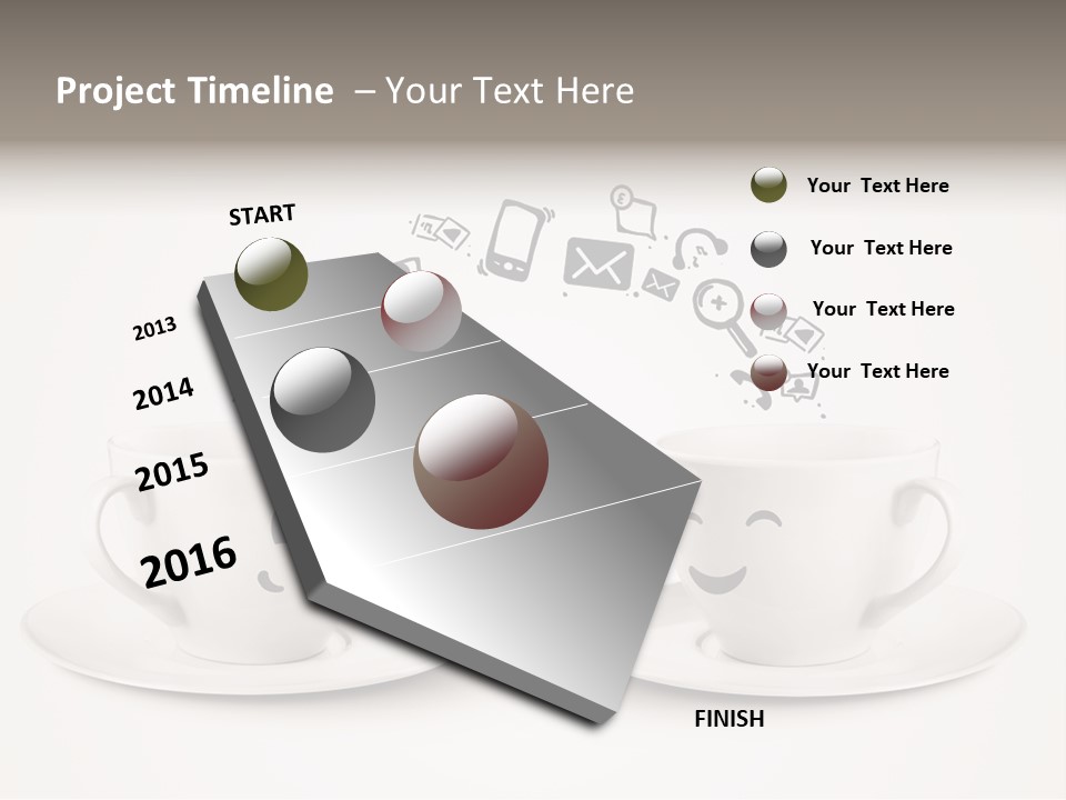 Saucer Contact Still PowerPoint Template