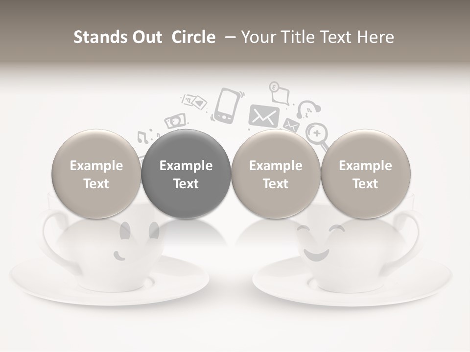 Saucer Contact Still PowerPoint Template