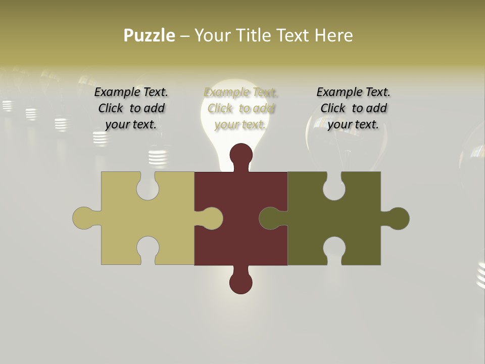 Light Energy Concept PowerPoint Template