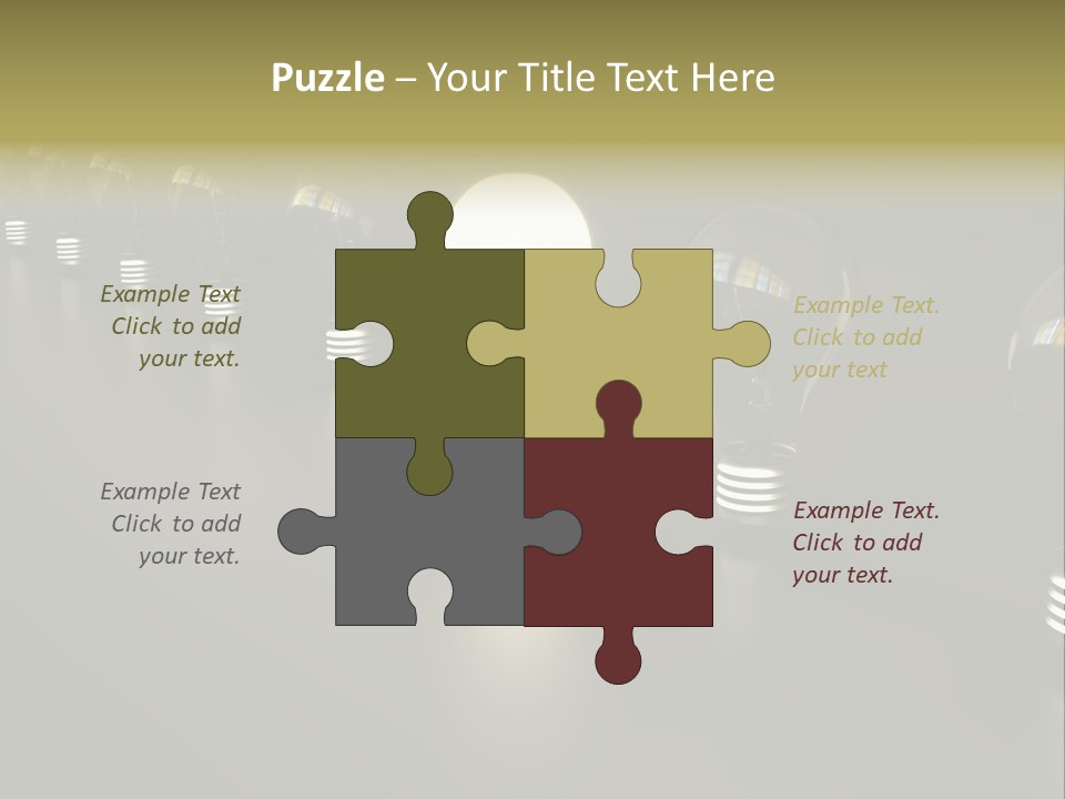 Light Energy Concept PowerPoint Template