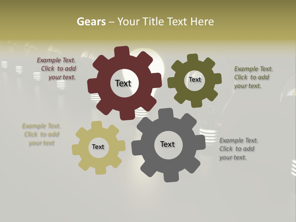 Light Energy Concept PowerPoint Template