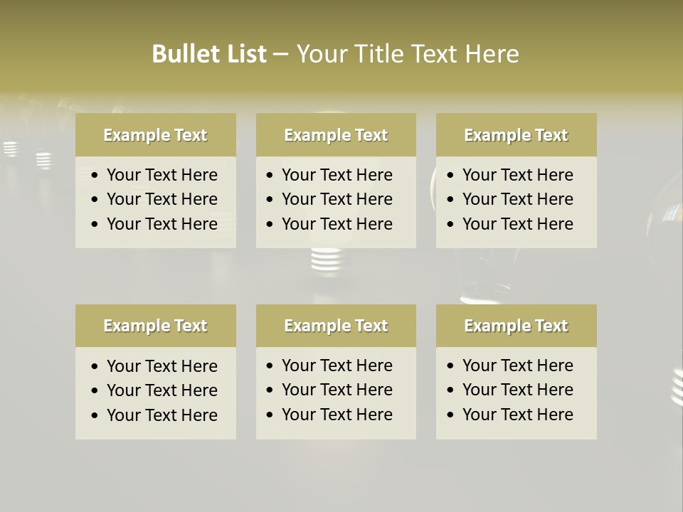 Light Energy Concept PowerPoint Template