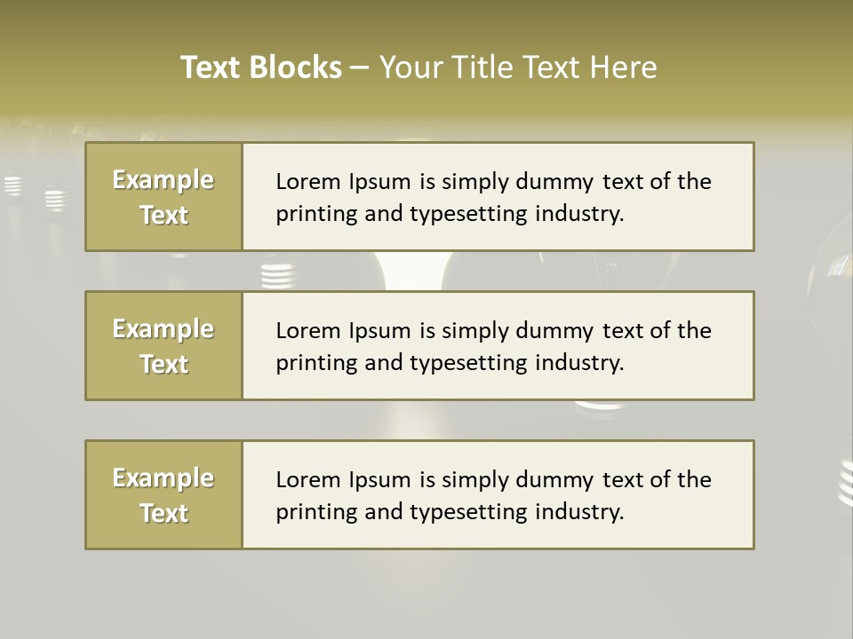 Light Energy Concept PowerPoint Template