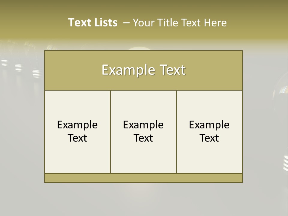 Light Energy Concept PowerPoint Template