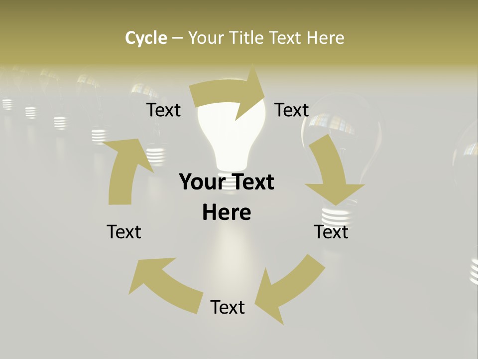 Light Energy Concept PowerPoint Template