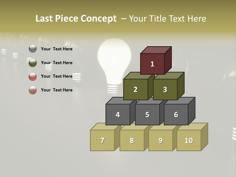 Light Energy Concept PowerPoint Template