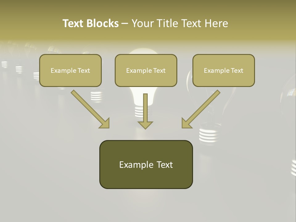 Light Energy Concept PowerPoint Template
