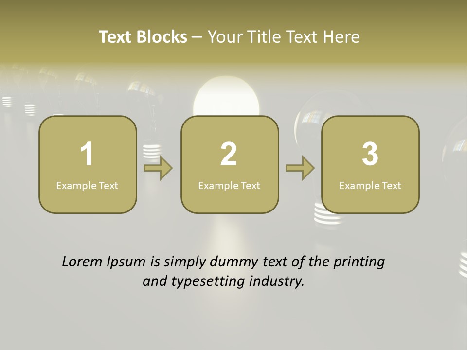 Light Energy Concept PowerPoint Template