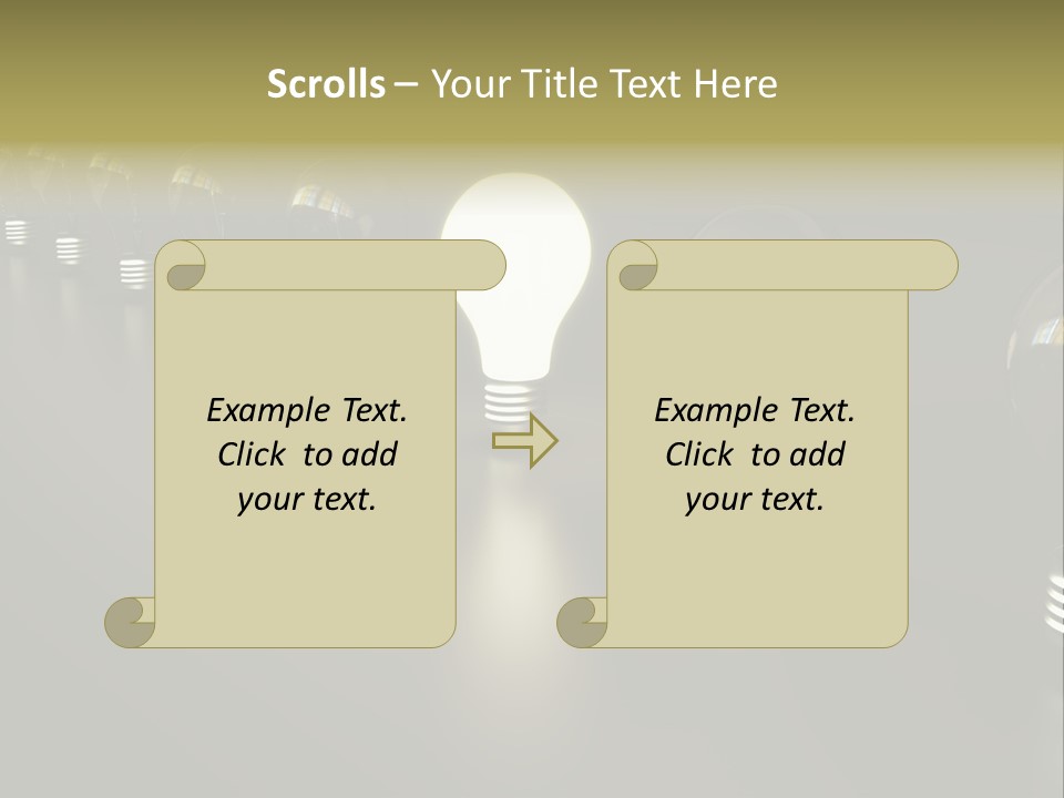 Light Energy Concept PowerPoint Template