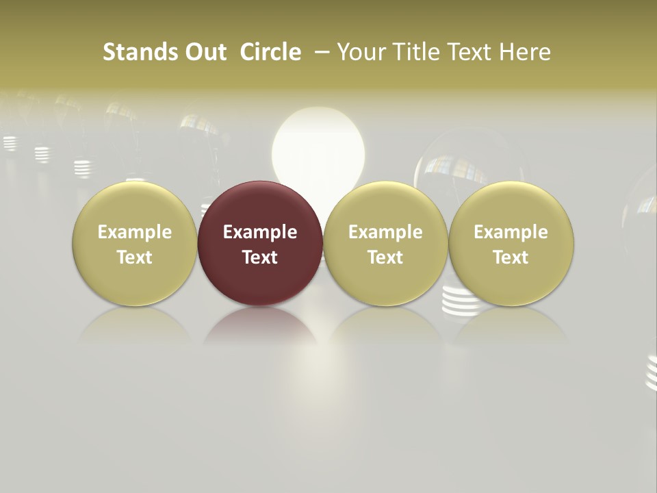 Light Energy Concept PowerPoint Template