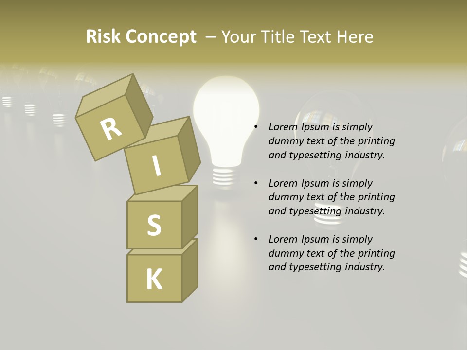 Light Energy Concept PowerPoint Template