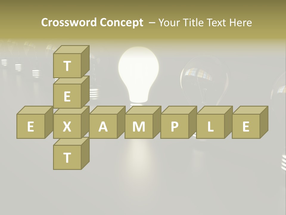 Light Energy Concept PowerPoint Template