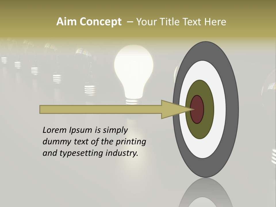 Light Energy Concept PowerPoint Template