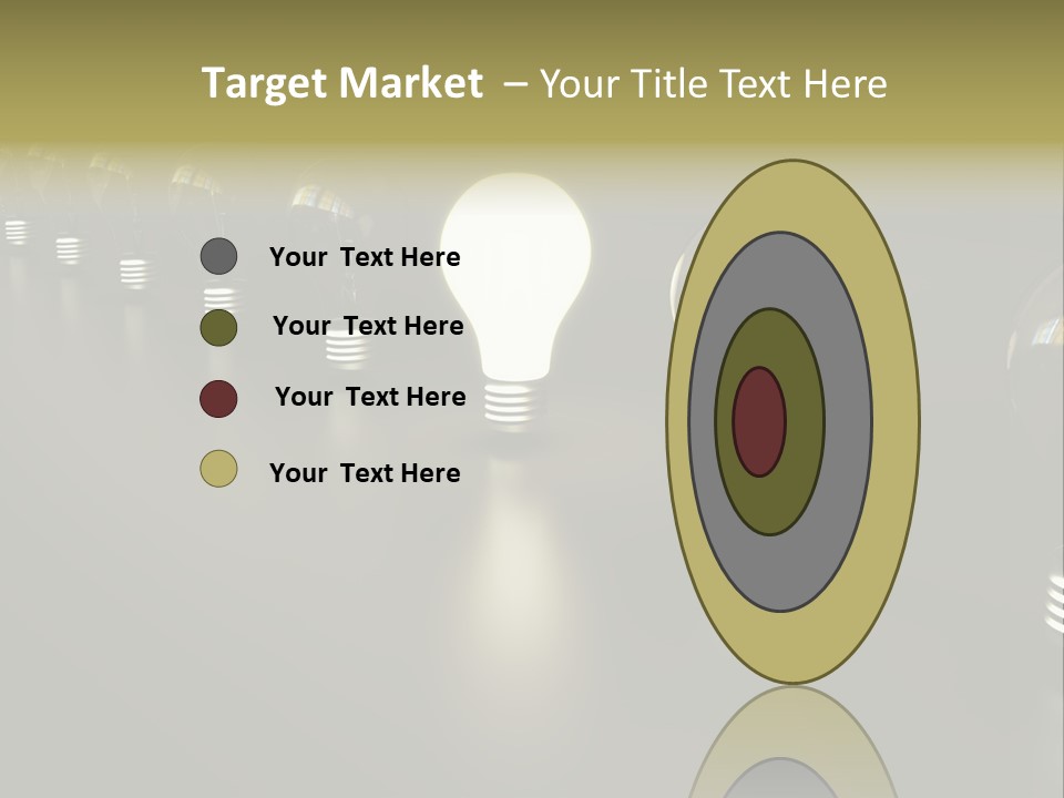 Light Energy Concept PowerPoint Template