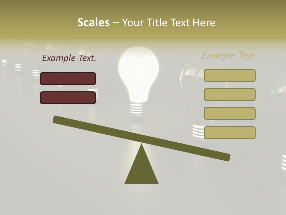Light Energy Concept PowerPoint Template