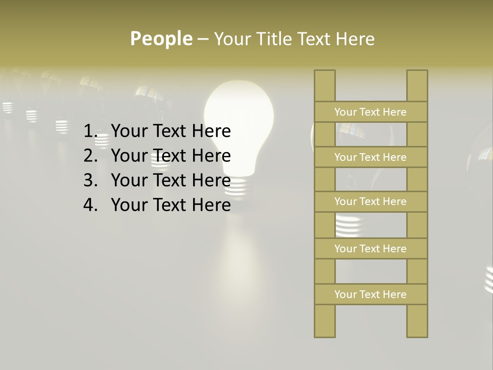 Light Energy Concept PowerPoint Template
