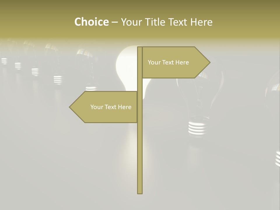 Light Energy Concept PowerPoint Template